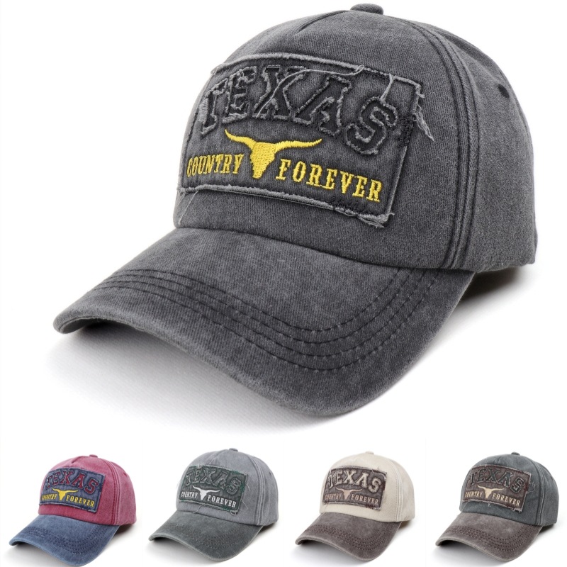 Men'S Fashion Website - 韓国語版ウォッシュドレターズベースボールキャップ春秋メンズレディースファッションシャビーデニムベースボールキャップサンハット公式サイト