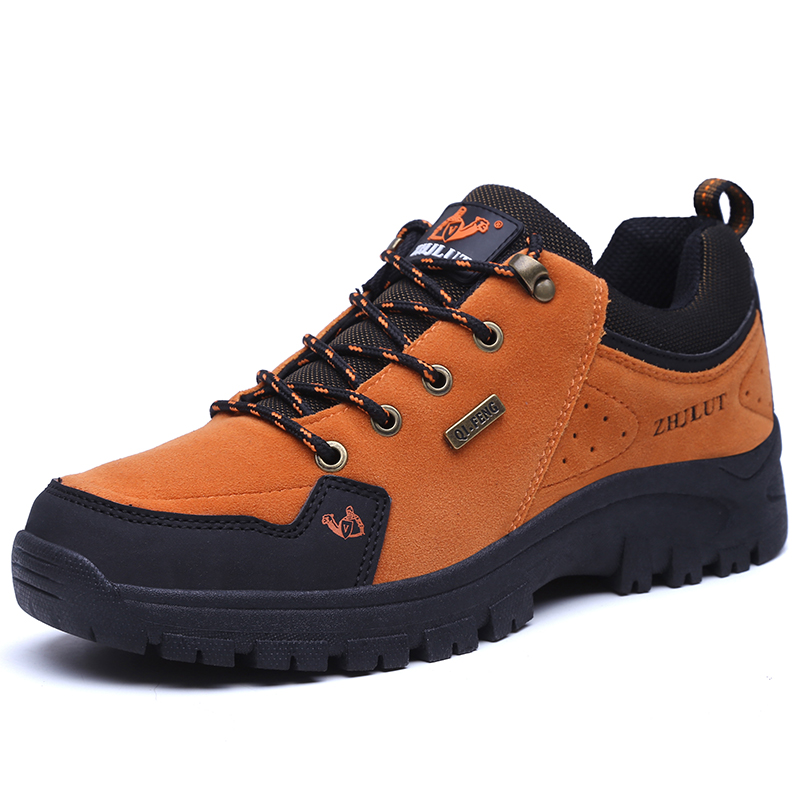 Men'S Fashion Hiking Boots - 男性用ラバーソール付きウォーキングシューズ,ハイキングスニーカー,快適で耐久性のあるウォーキングシューズ,高品質のラバーソール36-47