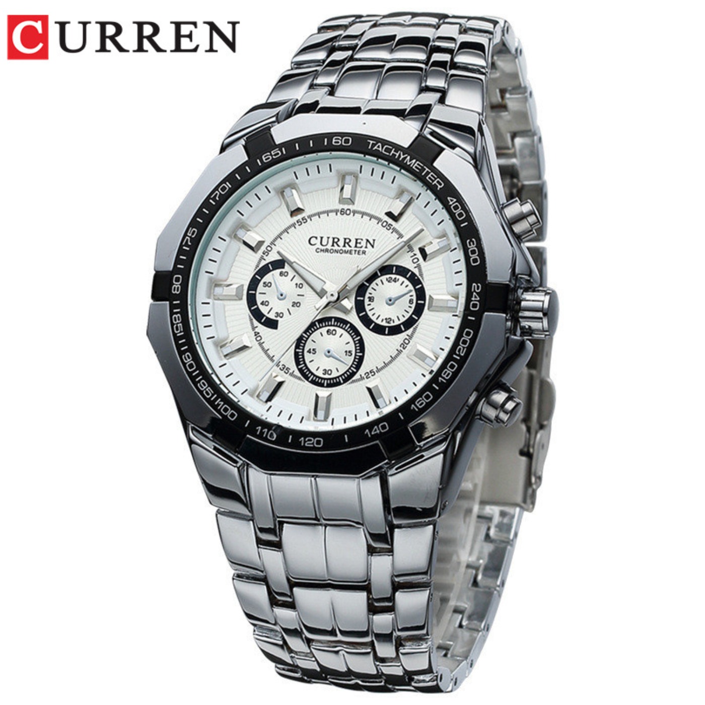 Fashion Mens Watches - カレン男性高級ブランドミリタリースポーツメンズ腕時計フルスチールクォーツ時計メンズ防水ビジネス腕時計レロジオ Masculino