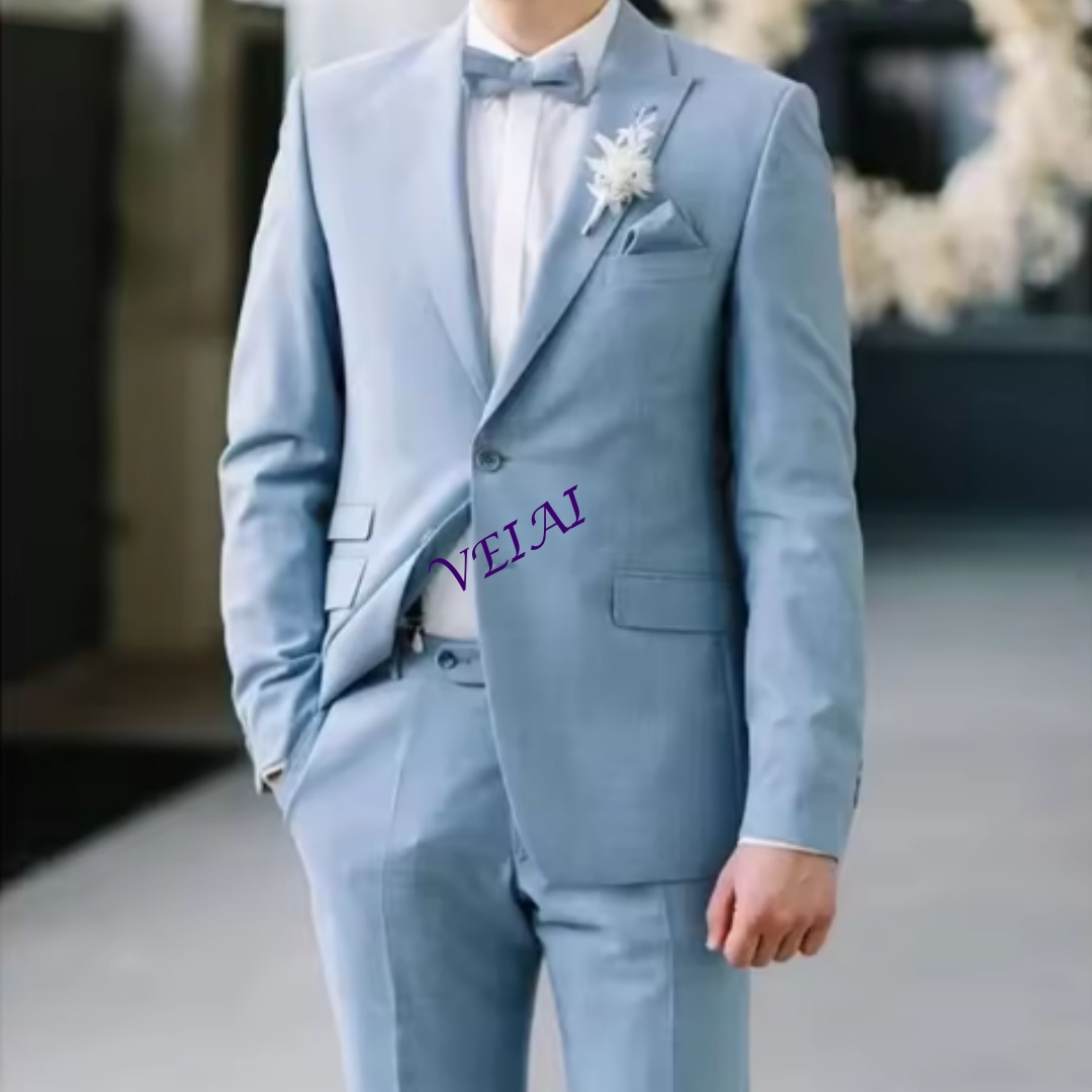 Slim Fit Blazer Men - カスタムメイド スリムフィット メンズタキシードスーツ ジェントルマン グルームスーツ 結婚式