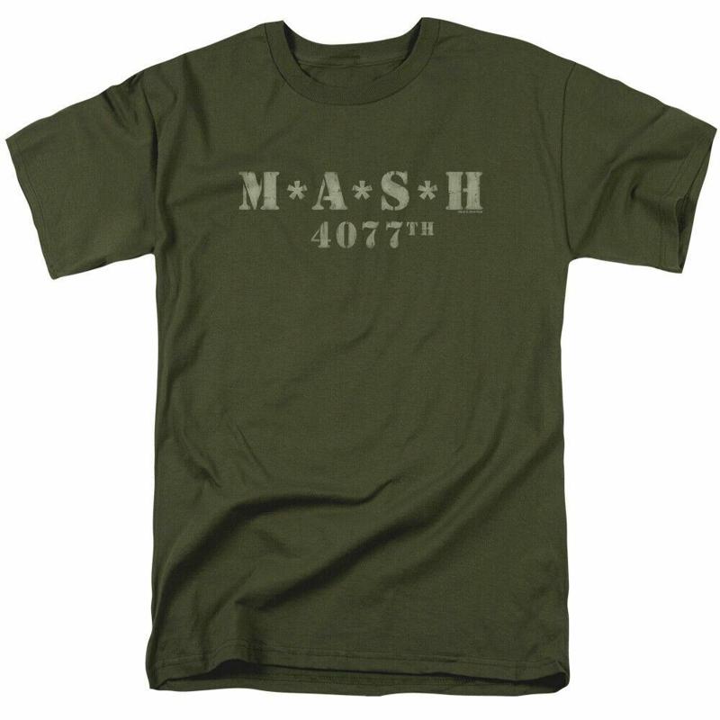 Military Shirt Men - マッシュ ディストレスト ロゴ T シャツ メンズ