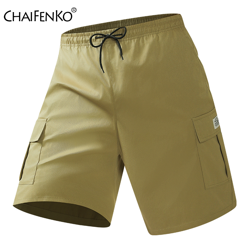Men'S Fashion Loose Pants - 男性夏の新カーゴショーツファッション無地複数ポケットショートパンツ屋外戦術大きいサイズルーズカジュアルショーツ男性