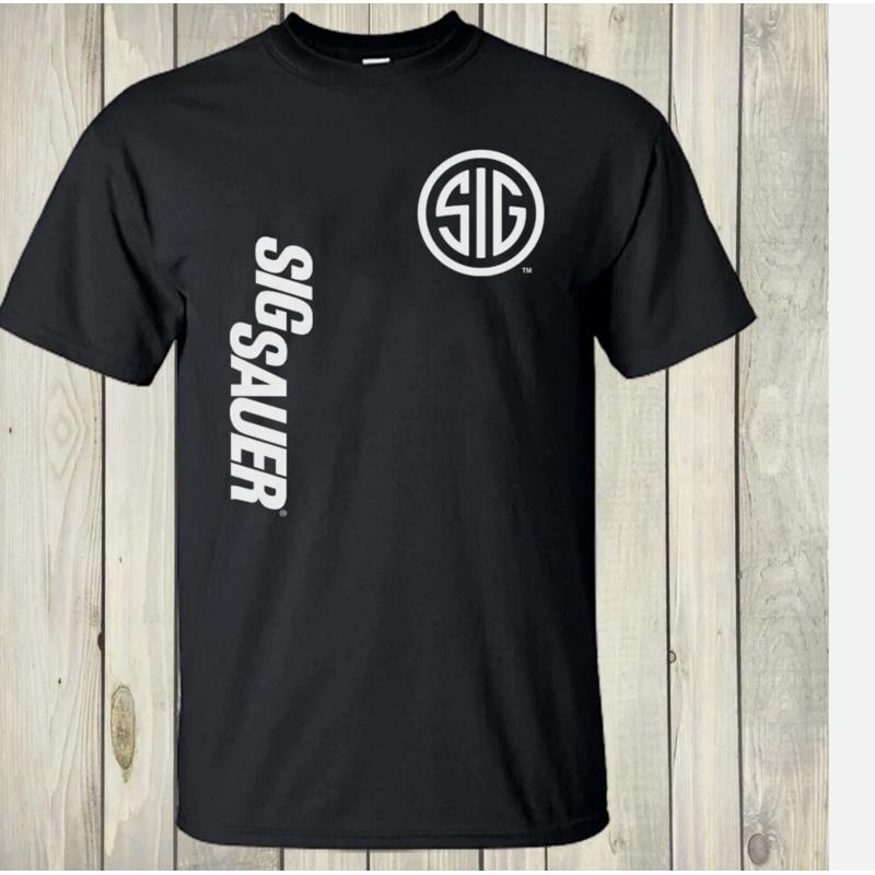 Military Shirt Men - Sig Inspired タクティカル ファイアアームズ ロゴ T