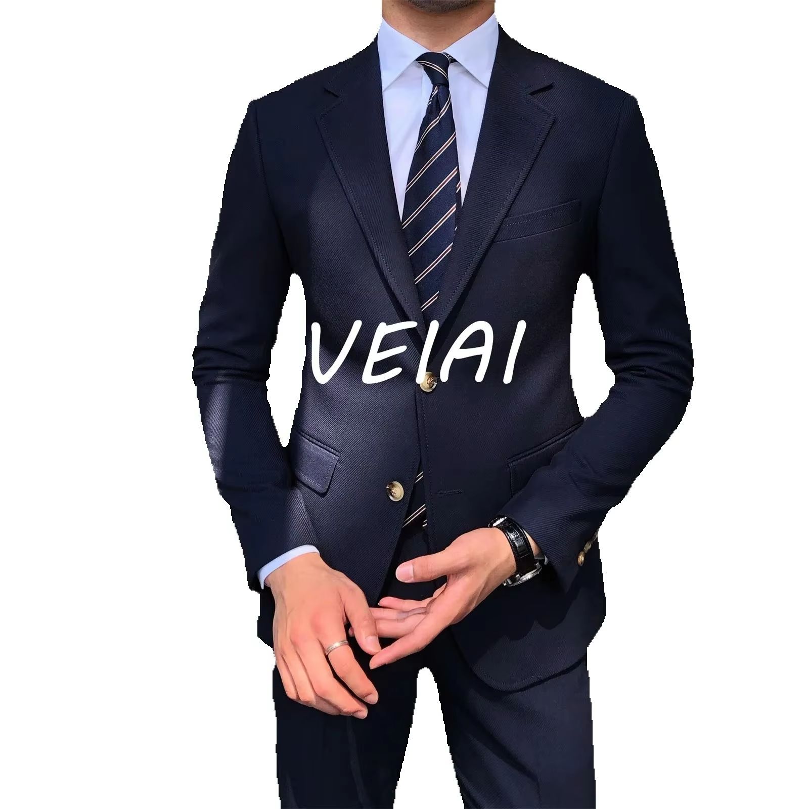 Slim Fit Blazer Men - バーガンディ スリムフィット メンズスーツ ピークドラペル カスタムメイド ファッション