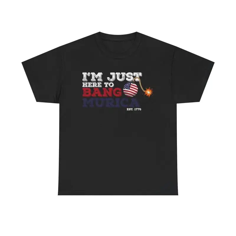 Military Shirt Men - Im Just Here To Bang Tシャツ