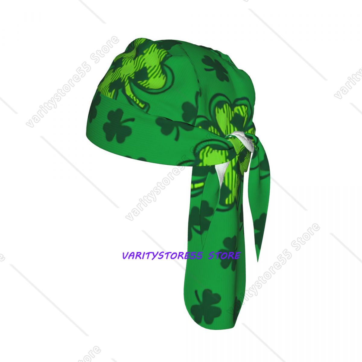 Mens Fashion Caps - 速乾性サイクリングキャップ通気性吸湿性バンダナ聖パトリックデークローバーパターンアウトドアランニングハイキング自転車ヘッドウェア