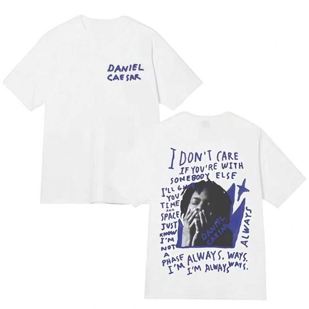 Men'S Fashion Quotes - メンズ Tシャツ ダニエル・シーザーの引用プリント ストリートウェア ファッション 半袖
