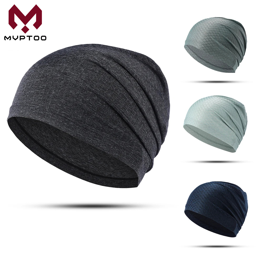 Mens Fashion Caps - 通気性バンダナ夏速乾性ビーニー帽子ソフト帽子日焼け防止キャップスポーツアウトドアランニングサイクリングハイキング