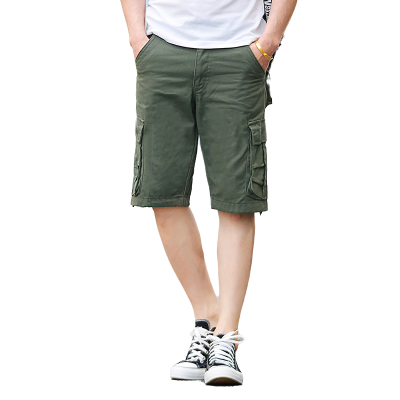 Men'S Fashion Loose Pants - メンズ カーゴショーツ 夏 ファッション 通気性 100%