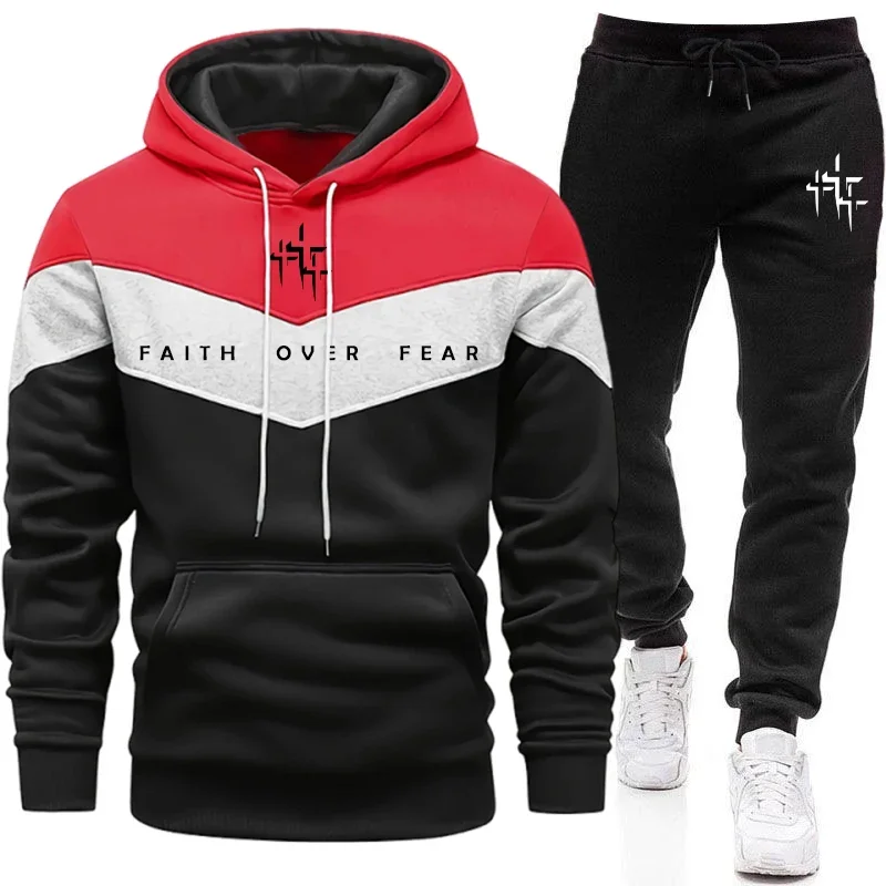 Faith Over Fear メンズ トラックスーツ フー - Men'S Fashion Usa のレビューと価格