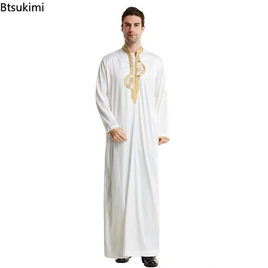 中東ムスリム男性服ゆったりカフタン長袖ローブトーブクルタアラ - Men'S Fashion Kurta のレビューと価格