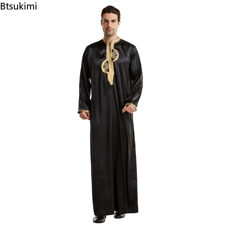 中東ムスリム男性服ゆったりカフタン長袖ローブトーブクルタアラ - Men'S Fashion Kurta のレビューと価格