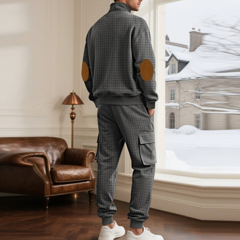 KIDWHXR 男性秋スウェットシャツセットファッションチェ - Men'S Fashion Loose Pants のレビューと価格