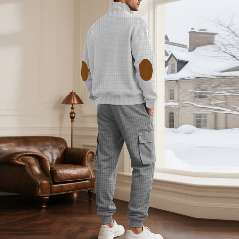 KIDWHXR 男性秋スウェットシャツセットファッションチェ - Men'S Fashion Loose Pants のレビューと価格