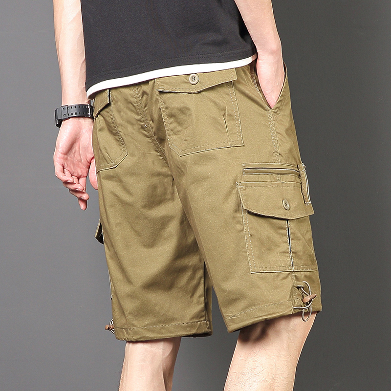 メンズ カーゴショーツ 夏 ファッション 通気性 100%  - Men'S Fashion Loose Pants のレビューと価格