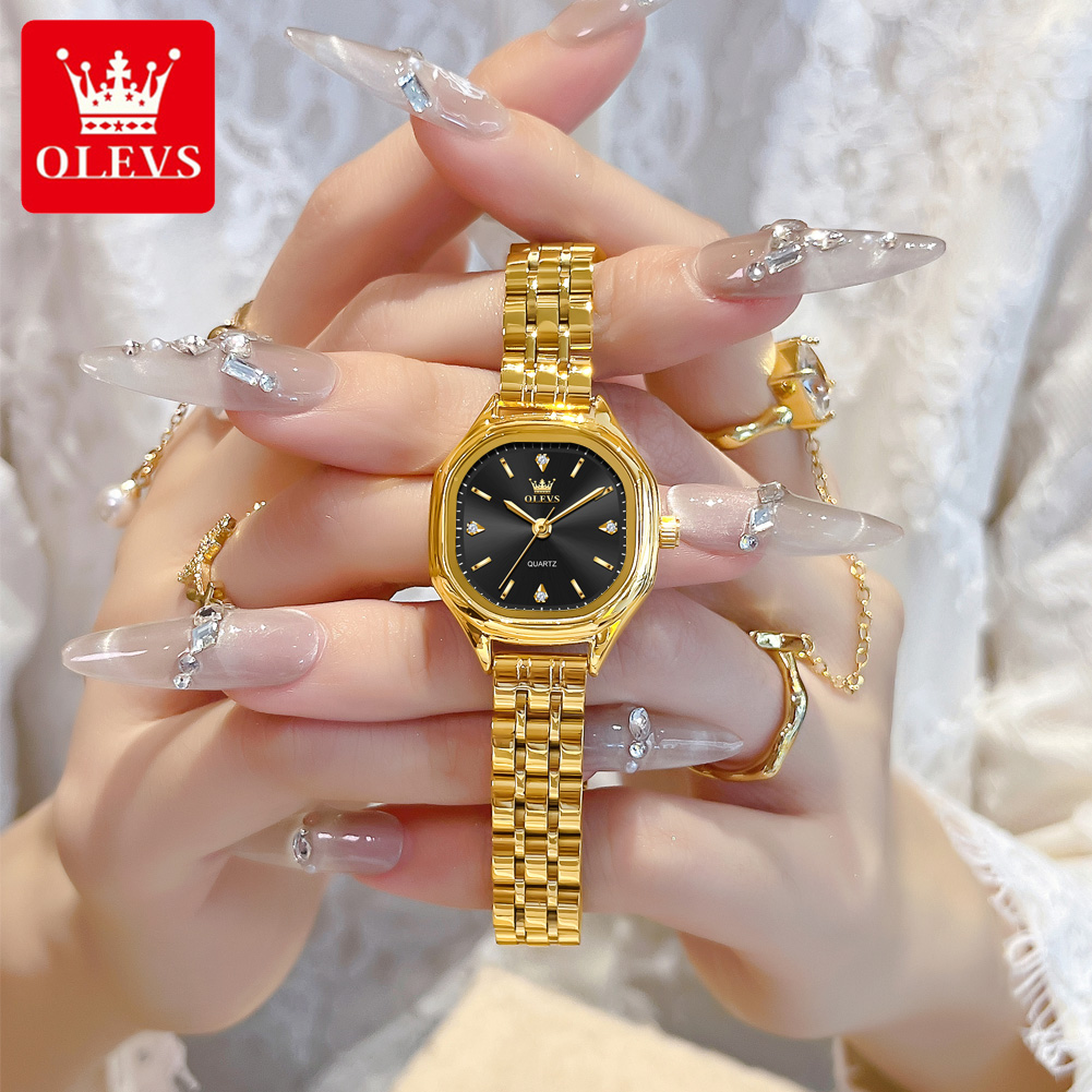 OLEVS 5888 レディース腕時計 ゴールド オリジナル - Fashion Mens Watches のレビューと価格