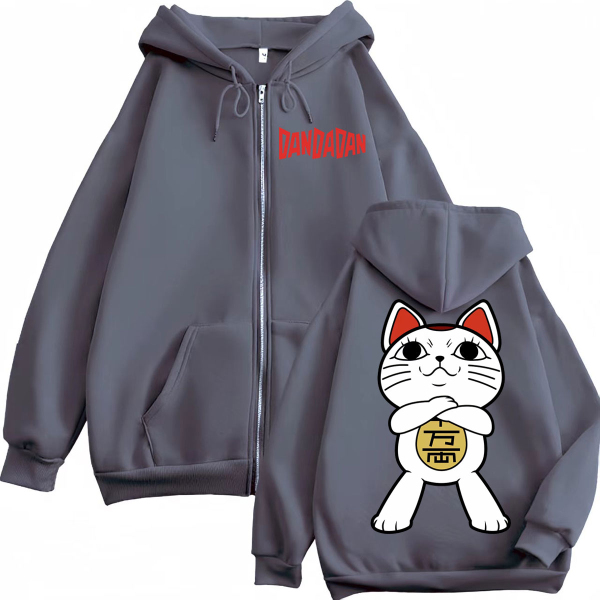 アニメ Dandadan ターボおばあちゃんグラフィックジッ - Mens Fashion Zip Up Hoodies のレビューと価格