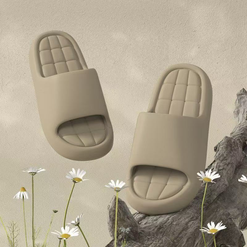 女性の夏のスリッパ浴室シャワーシューズ厚いソフトソールノンス - Men'S Fashion News のレビューと価格