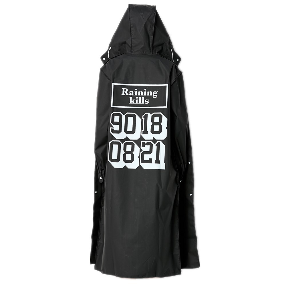 男性と女性のための薄い黒のレインコート,新しいファッション, - Mens Fashion Poncho のレビューと価格