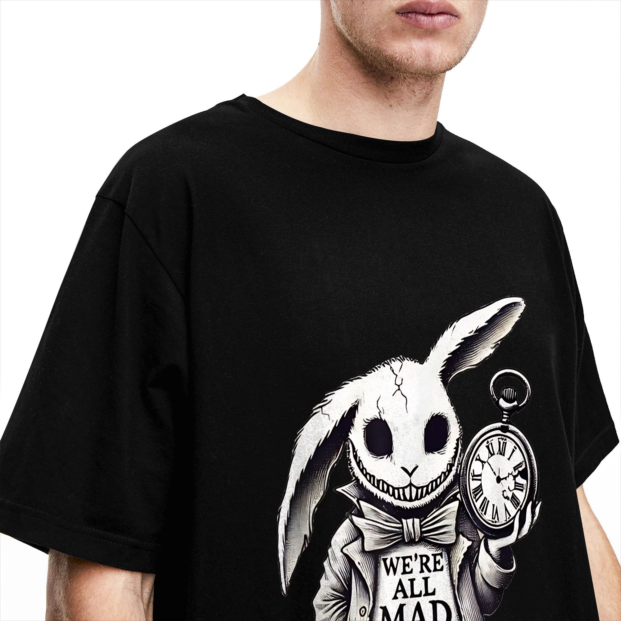 引用符付き Tシャツ A-Alice In Wonderla - Men'S Fashion Quotes のレビューと価格