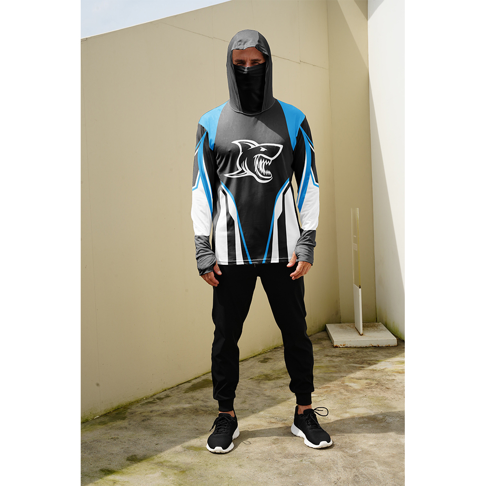 釣り用シャツ メンズ 日焼け防止 フード付きマスク 一体型  - Mens Fashion Summer のレビューと価格