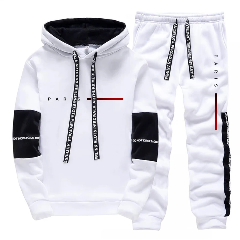 パリファッションパーカーストリートウェアメンズセットフード付 - Men'S Fashion Usa のレビューと価格