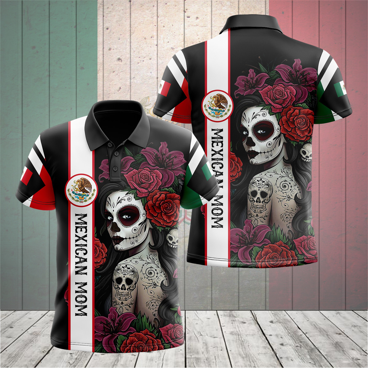 メキシコアステカ紋章 & スカル 3D オールオーバープリン - Mens Fashion Mexico のレビューと価格