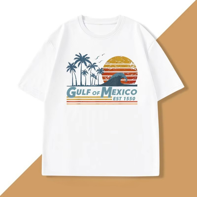 メキシコ湾 Tシャツ男性女性湾岸ミシシッピフロリダビーチ T - Mens Fashion Mexico のレビューと価格