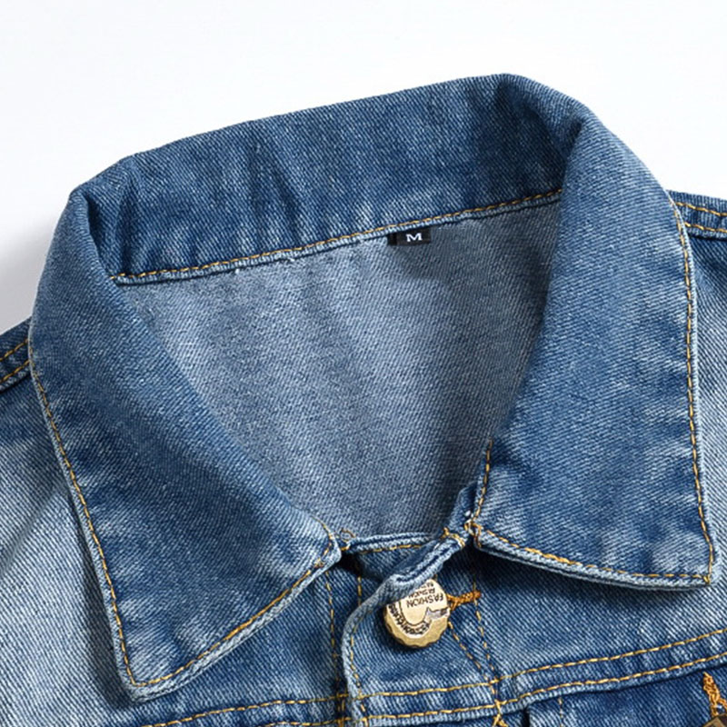 メンズプラスサイズライトブルー/ブラックデニムベストリップド - Men'S Fashion Vest With Jeans のレビューと価格