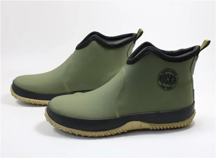 男性用防水ゴム長靴,作業靴,靴ひもなし,ファッショナブル,秋 - Men'S Fashion Hiking Boots のレビューと価格