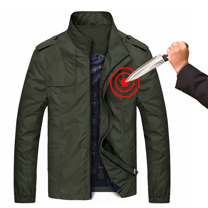 抗刺傷防止ファッションメンズカジュアルファッションスリム自己 - Mens Fashion Hacks のレビューと価格