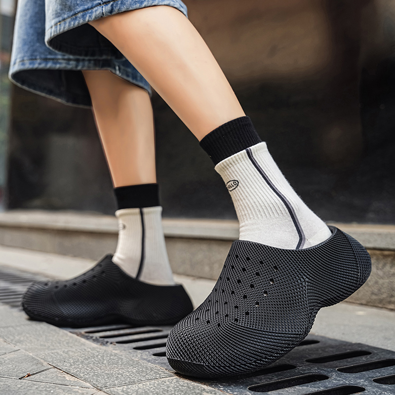 2026年新作夏ファッションカップル向け厚底穴あきシューズス - Men'S Fashion News のレビューと価格