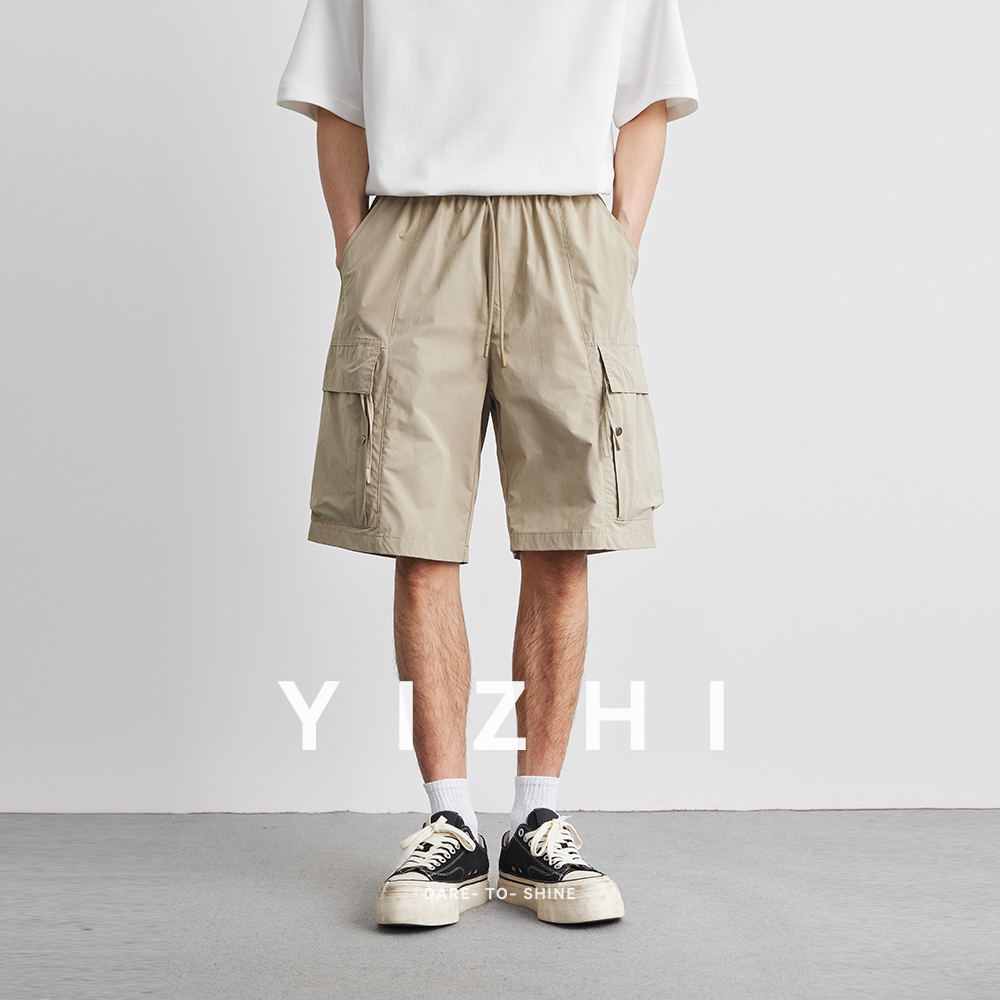 夏無地ワークポケットパンツ 2025 新ファッション通気性薄 - Men'S Fashion Loose Pants のレビューと価格