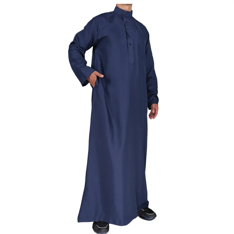 単色の長袖シャツ,ルーズフィット,イスラムの服,イスラム教徒 - Men'S Fashion Kurta のレビューと価格