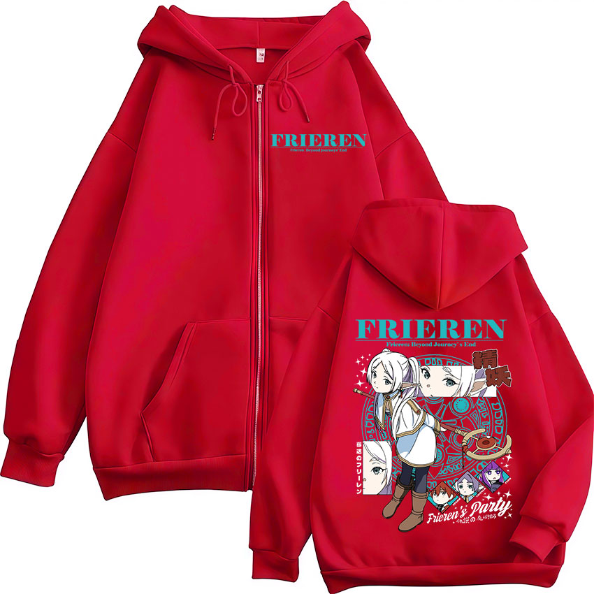 アニメ「旅の終わり」フリーレン・フェルン・フリーレン ジップ - Mens Fashion Zip Up Hoodies のレビューと価格