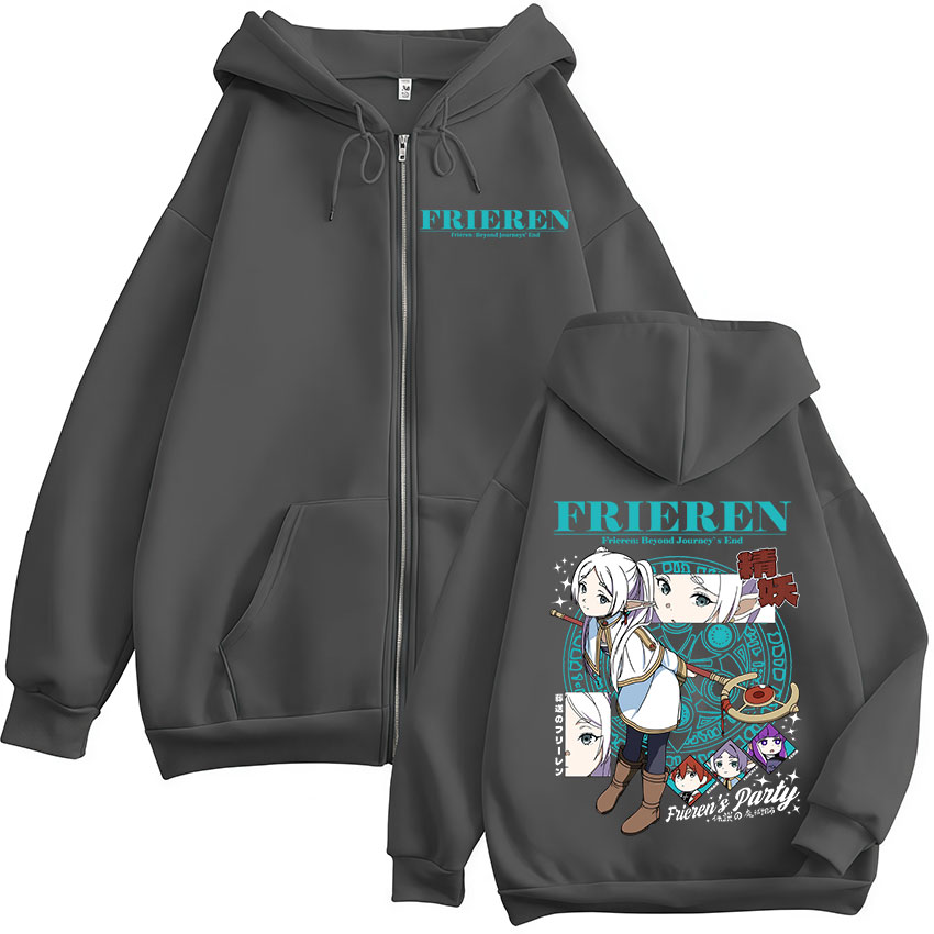 アニメ「旅の終わり」フリーレン・フェルン・フリーレン ジップ - Mens Fashion Zip Up Hoodies のレビューと価格