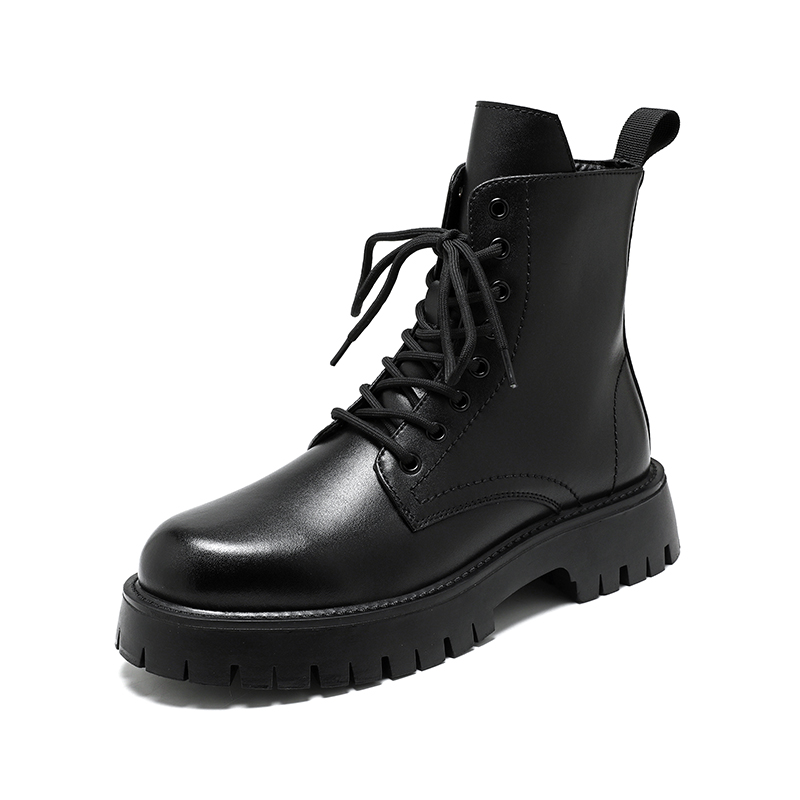 メンズラグジュアリーファッション 本革ブーツ ブラック ホワ - Men'S Fashion News のレビューと価格