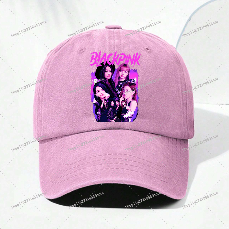 ブラックピンク ヒップホップ野球帽 メンズ レディース KP - Mens Fashion Caps のレビューと価格