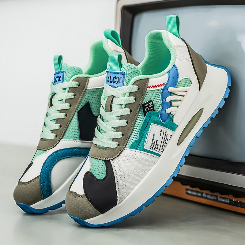 メンズ韓国風トレンドホワイトスニーカー、若者向けファッショナ - Men'S Fashion Hiking Boots のレビューと価格