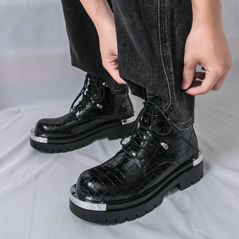 高品質ハイカットメンズアウトドアハイキングブーツ、ファッショ - Men'S Fashion Hiking Boots のレビューと価格