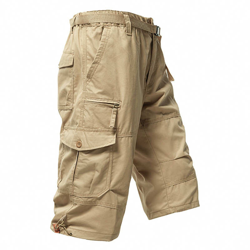 メンズコットン3/4パンツ ルーズフィット プラスサイズ マ - Men'S Fashion Loose Pants のレビューと価格