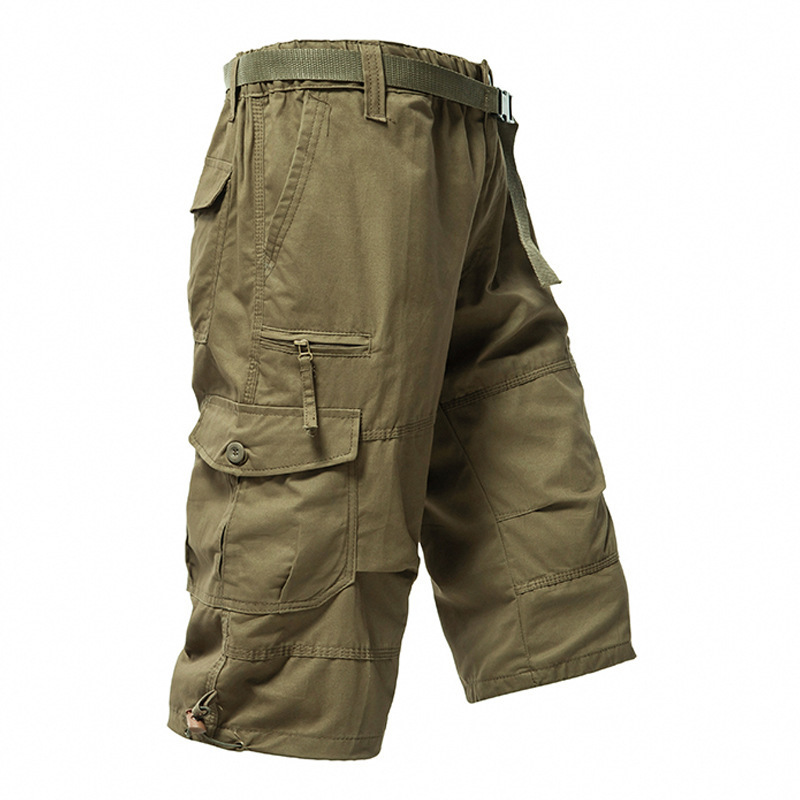 メンズコットン3/4パンツ ルーズフィット プラスサイズ マ - Men'S Fashion Loose Pants のレビューと価格