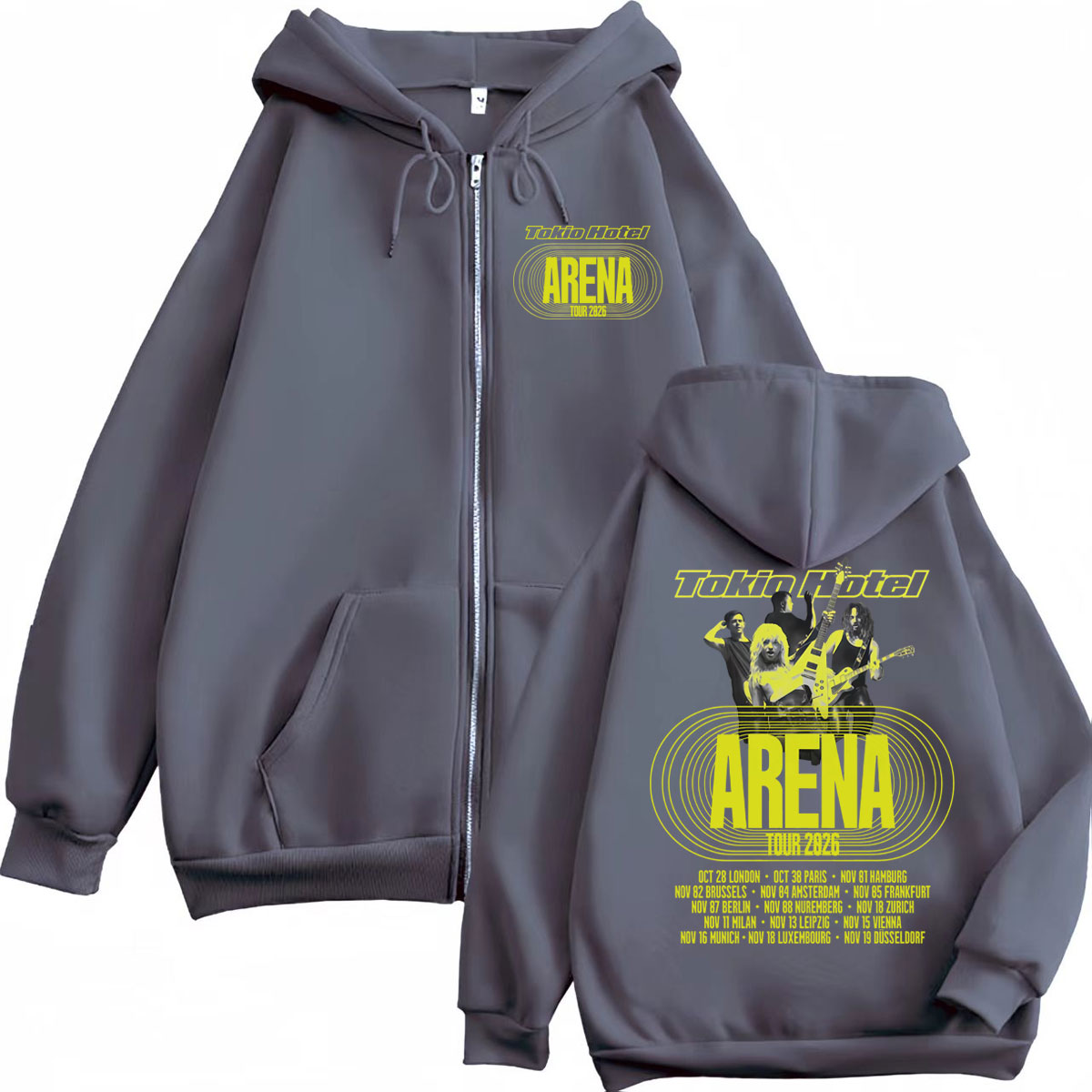 トキオホテルアリーナツアー 2026 ジッパーパーカー男性女 - Mens Fashion Zip Up Hoodies のレビューと価格