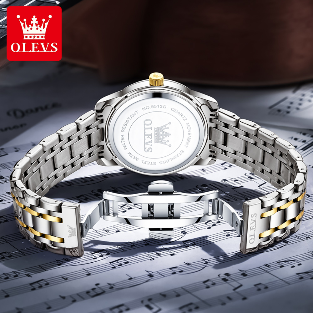 OLEVS ブランドファッションメンズ腕時計ステンレス鋼防水 - Fashion Mens Watches のレビューと価格