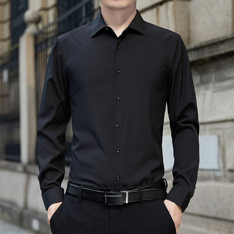 新作プラスサイズメンズ無地ビジネスシャツファッションクラシッ - Men'S Fashion Brands のレビューと価格