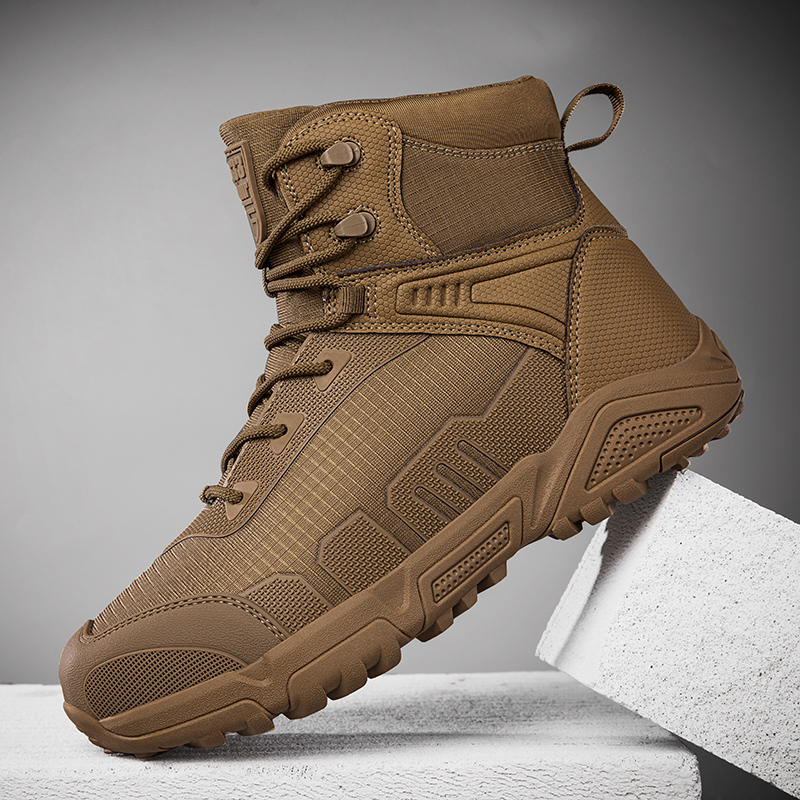 男性用タクティカルブーツ、男性用アーミーシューズ、防水超軽量 - Men'S Fashion Hiking Boots のレビューと価格