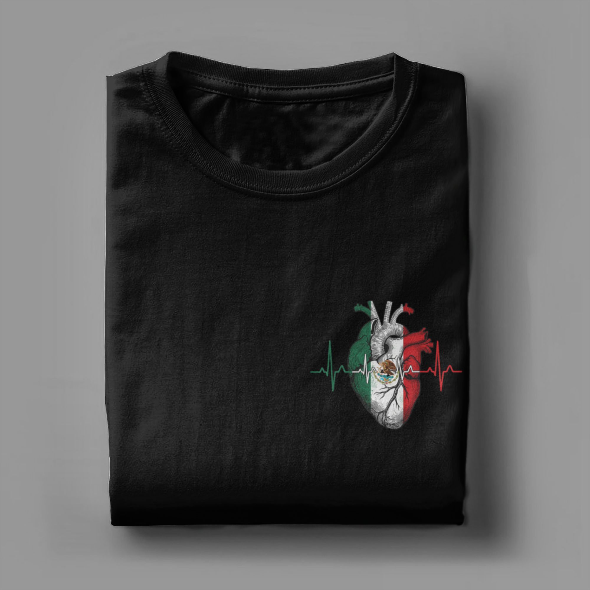 男性 Tシャツメキシコ国旗ハートメキシコファッション綿 10 - Mens Fashion Mexico のレビューと価格