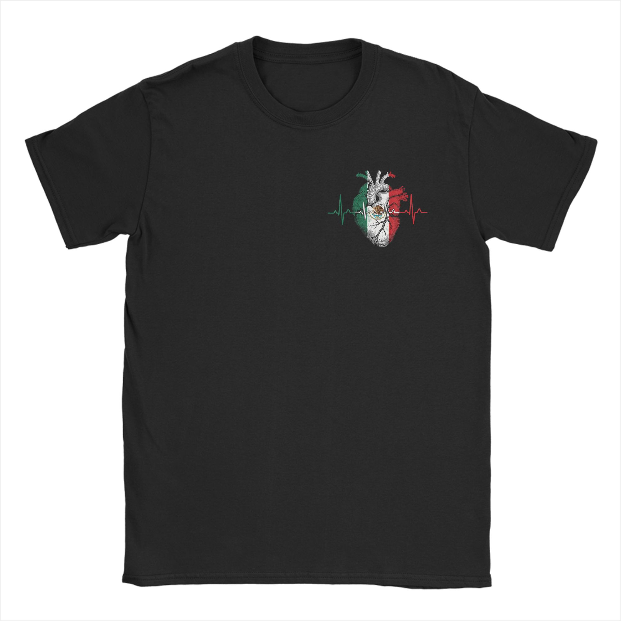 男性 Tシャツメキシコ国旗ハートメキシコファッション綿 10 - Mens Fashion Mexico のレビューと価格