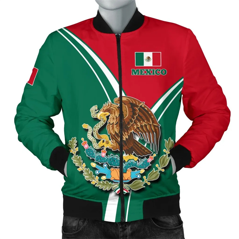 アステカの戦士のグラフィックジャケット,エスニックスタイルの - Mens Fashion Mexico のレビューと価格