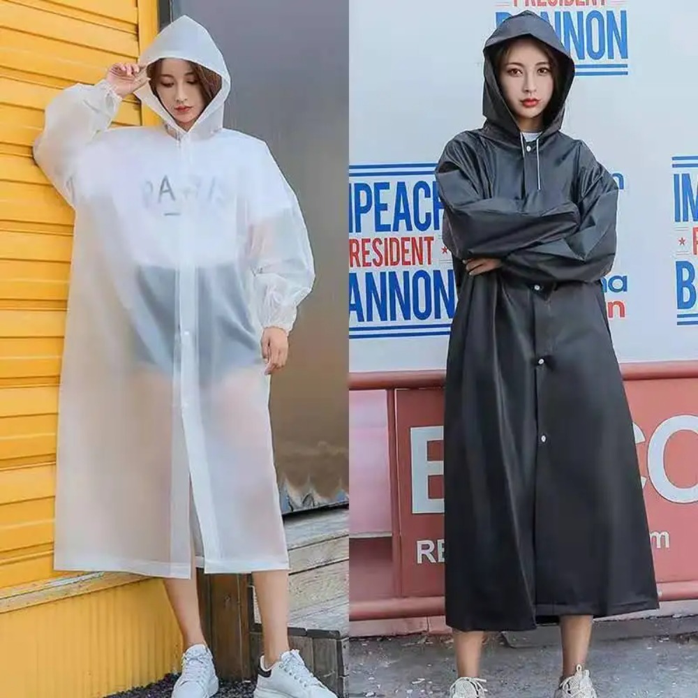 新しい防水レインコート大人の旅行ファッションレインコート屋外 - Mens Fashion Poncho のレビューと価格